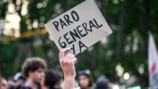 Este jueves, segundo paro general en todo el país