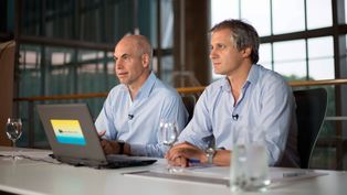 El jefe de Gabinete de la Ciudad de Buenos Aires, Felipe Miguel, junto a Horacio Rodríguez Larreta.