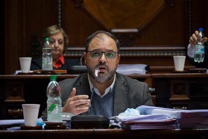 Charles Carrera volvió a arremeter contra el actual senador y exministro de Transporte y del Interior, Luis Alberto Heber.