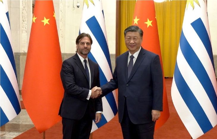 El posible TLC entre China y el Mercosur fue sugerido por el presidente Luis Lacalle Pou tras su encuentro con Xi Jinping.