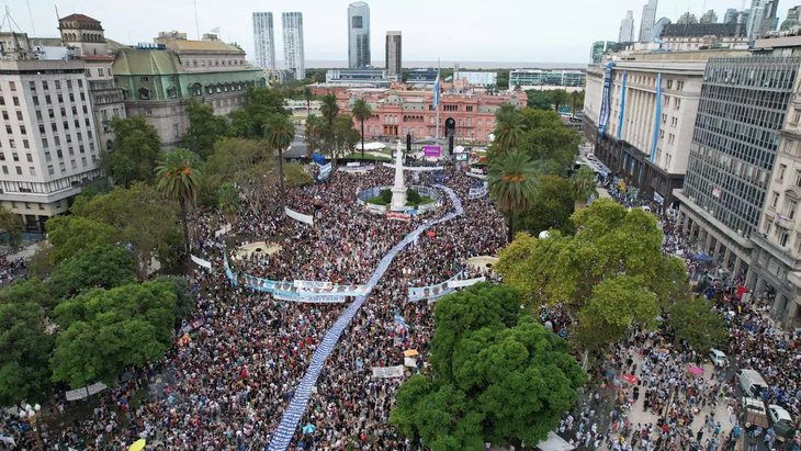 Se espera una multitudinaria movilización a Plaza de Mayo por el Día de la Memoria
