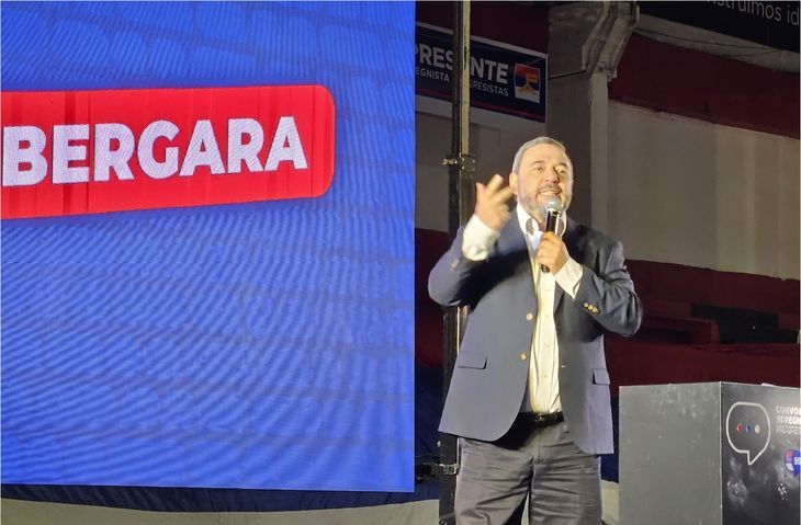 Entre críticas al gobierno, el senador Mario Bergara lanzó su precandidatura presidencial por el Frente Amplio.