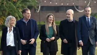 &nbsp;Miguel Ángel Pichetto con Larreta.