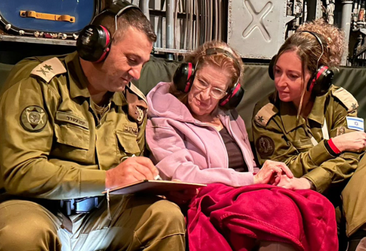 Ofelia Feler, una de las argentinas liberadas por Hamas.