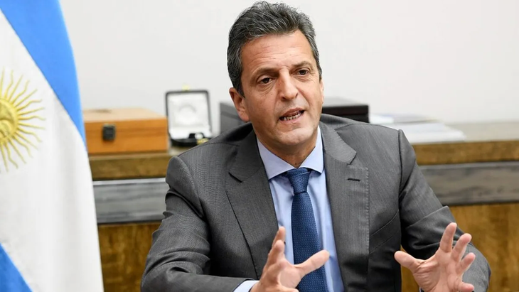 El ministro de Economía, Sergio Massa.