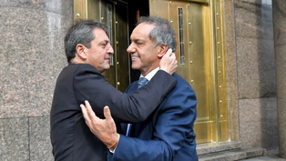 Sergio Massa recibió este jueves a Daniel Scioli