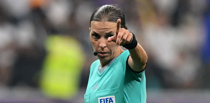 Stéphanie Frappart dirigió en el Mundial Qatar 2022