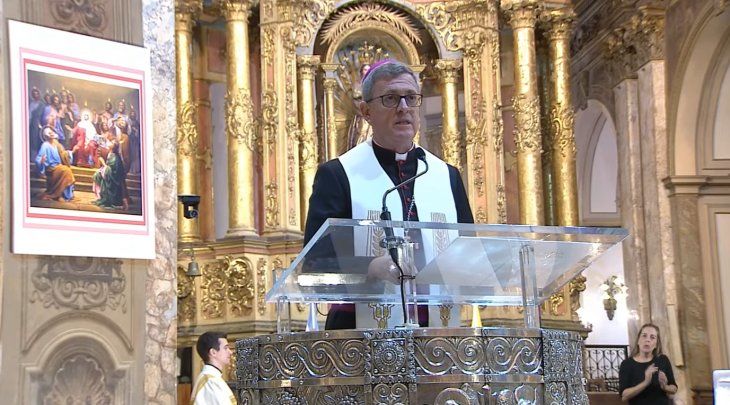 Jorge García Cuerva Tedeum 25 de mayo