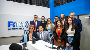 nancy pazos inauguro los estudios de radio 10 la rioja