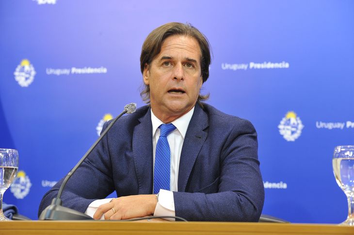El presidente del Uruguay, Luis Lacalle PoU.
