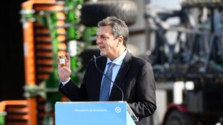 El ministro de Economía y candidato a presidente de Unión por la Patria, Sergio Massa.