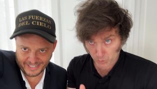Demian Reidel y Javier Milei