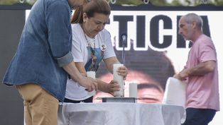 Ceremonia a tres años del asesinato de Fernando Báez Sosa.