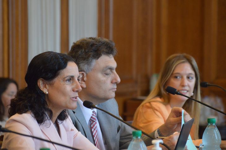 La ministra de Economía y Finanzas (MEF), Azucena Arbeleche, presentó el proyecto de ley para el alivio tributario en Uruguay.
