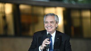 El presidente, Alberto Fernández.