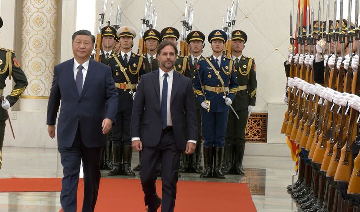 El presidente Luis Lacalle Pou se encuentra en China para fortalecer las relaciones comerciales con Uruguay.