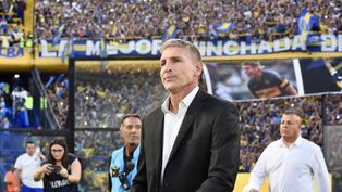 Martín Palermo volvió a la Bombonera.
