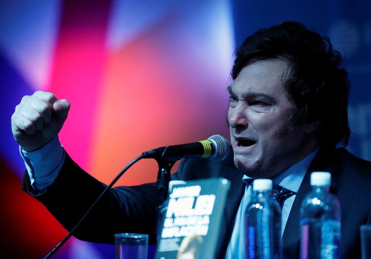 Javier Milei, candidato a presidente por la Libertad Avanza.