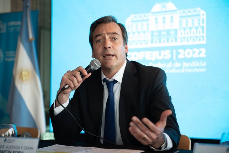 El ministro de Justicia de la Nación, Martín Soria.