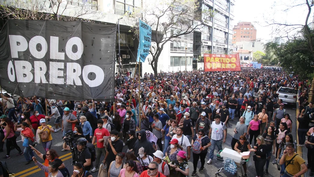 Marcha de organizaciones sociales a Plaza de Mayo pese al protocolo antipiquetes