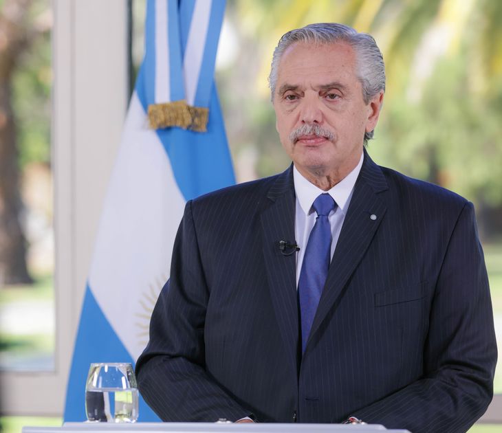 El presidente, Alberto Fernández.