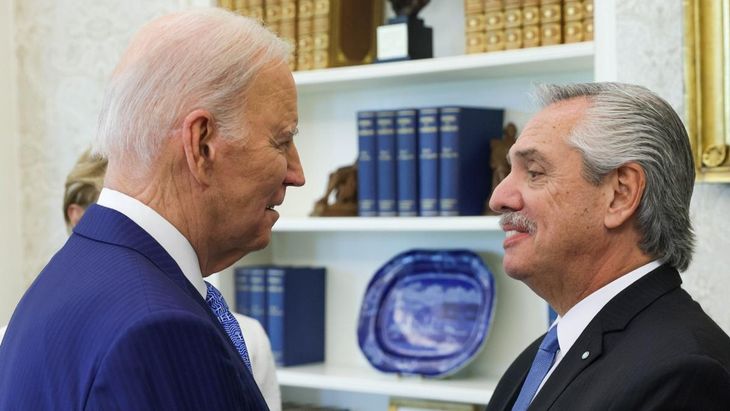 Alberto Fernández habló tras su reunión con Joe Biden