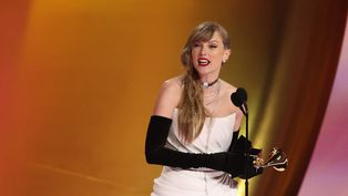 Taylor Swift en los premios Grammy.