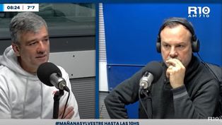 Juanchi Zabaleta visitó los estudios de Radio 10