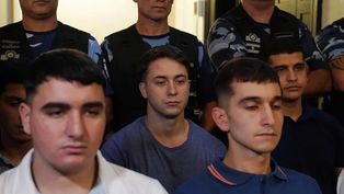 Máximo Thomsen en el juicio por el crimen de Fernando Báez Sosa.