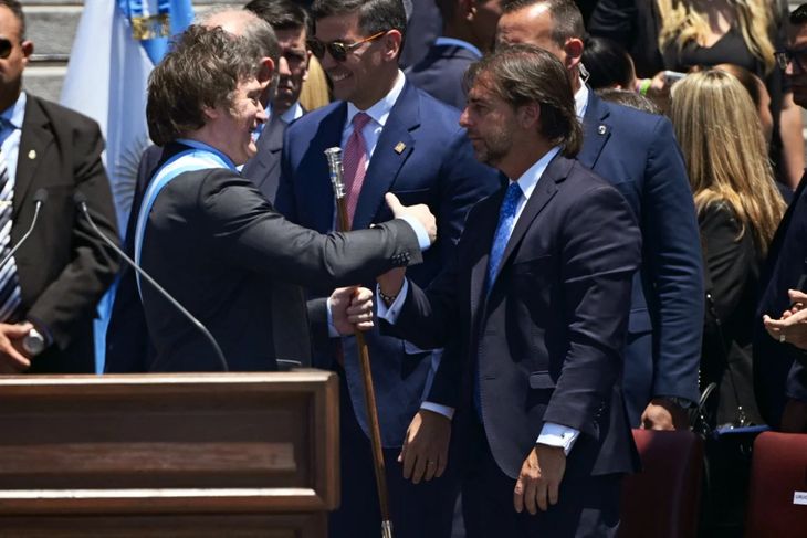 El presidente Luis Lacalle Pou le envió un guiño a su par Javier Milei al resaltar el optimismo de la nueva relación con Argentina