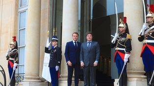 Milei se reunió con Macron luego de la polémica con Francia