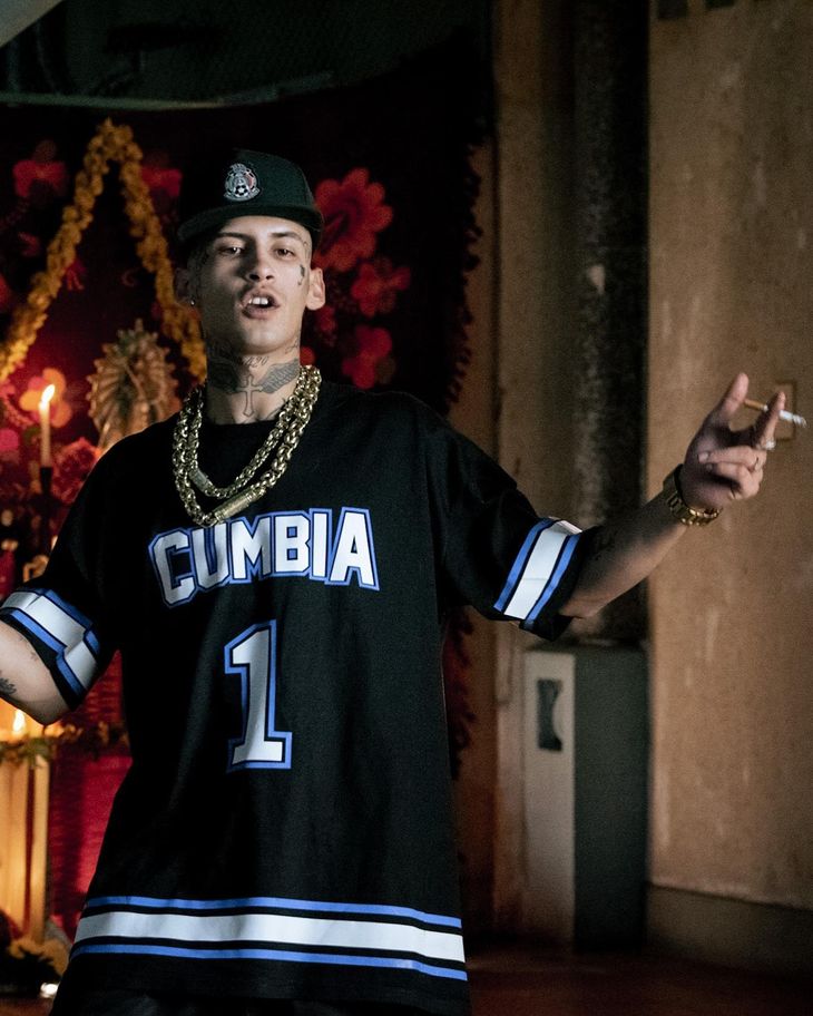 El cantante L-Gante.