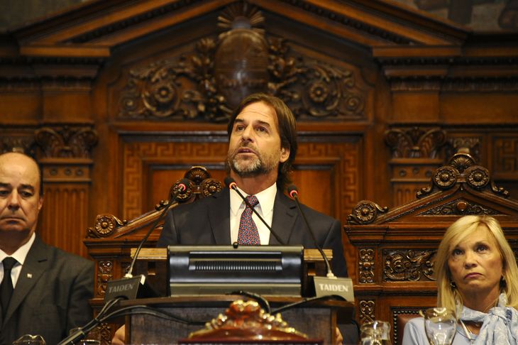Luis Lacalle Pou, presiente del Uruguay.