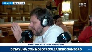 El precandidato a jefe de Gobierno de CABA por Unión por la Ciudad, Leandro Santoro.