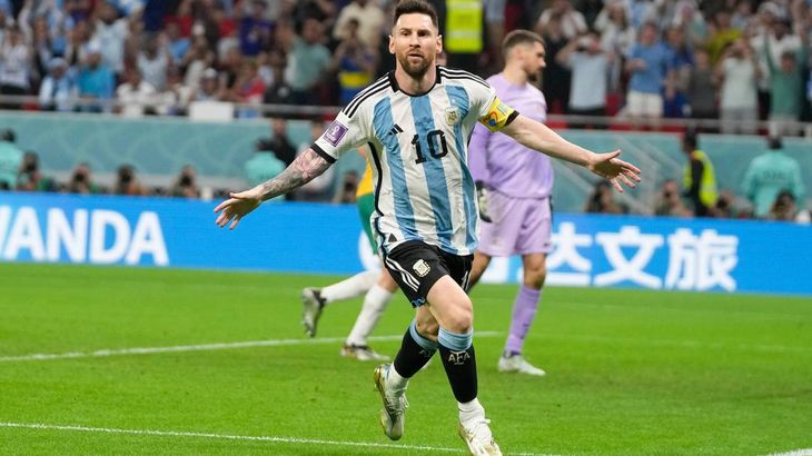 Lionel Messi, en el Mundial Qatar 2022.