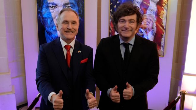Récord de Milei: se convirtió en el primer presidente en celebrar la independencia de EEUU