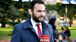 Nicolás Munafó, periodista de C5N agredido por la custodia de Mauricio Macri