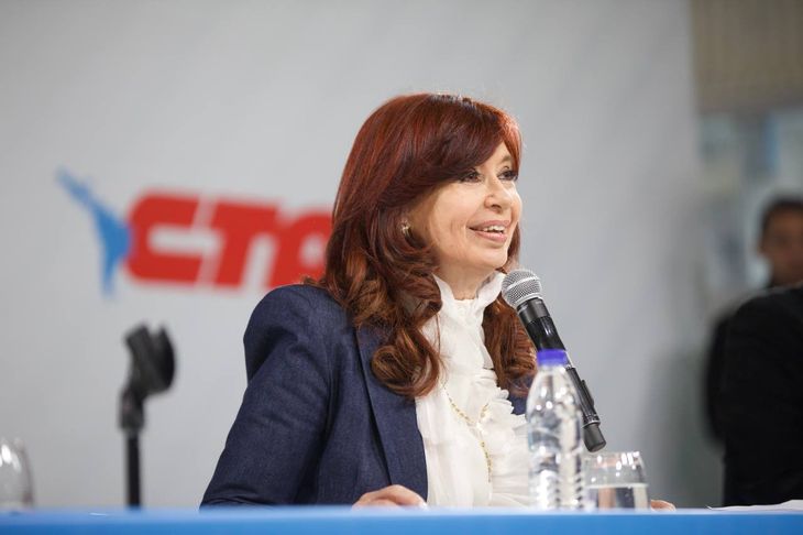 La vicepresidenta, Cristina Fernández de Kirchner.&nbsp;