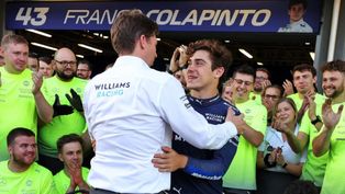 williams y una calida despedida a franco colapinto de la f1
