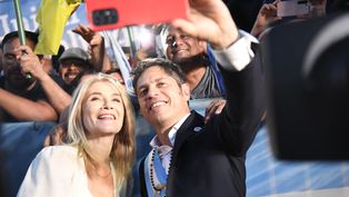 Verónica Magario y Axel Kicillof.