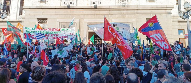 Sindicato de OSE PITCNT Movilización