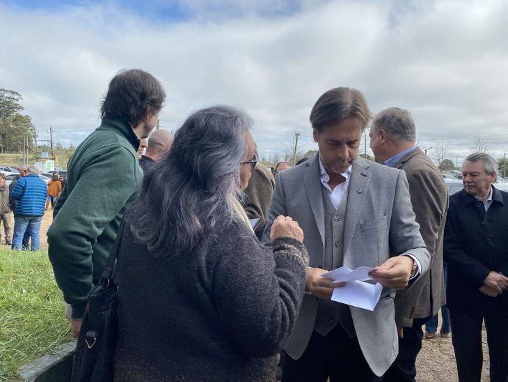 Luis Lacalle Pou participó de la inauguración de la zafra ovina 2023.