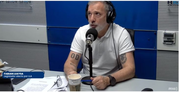 Fabián Luaysa, legislador electo de La Libertad Avanza, dialogó con Pablo Duggan en Radio 10
