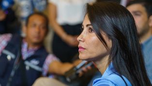 Luisa González, candidata a la presidencia de Ecuador por la Revolución Ciudadana.