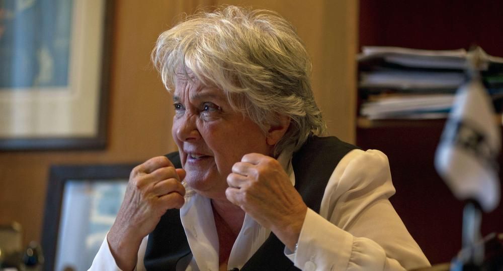 La ex vicepresidenta y ex senadora uruguaya, Lucía Topolansky.