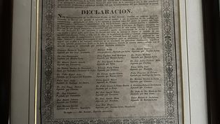 Aduana recuperó un impreso original de la Declaración de la Independencia.