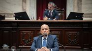 Guillermo Francos en el informe de gestión en Diputados