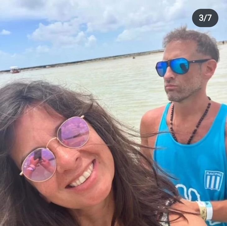 Edith Hermida y Mariano Tabares durante su reciente viaje