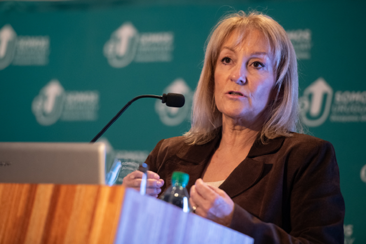 Carolina Cosse, precandidata a la presidencia de Uruguay por el Frente Amplio.