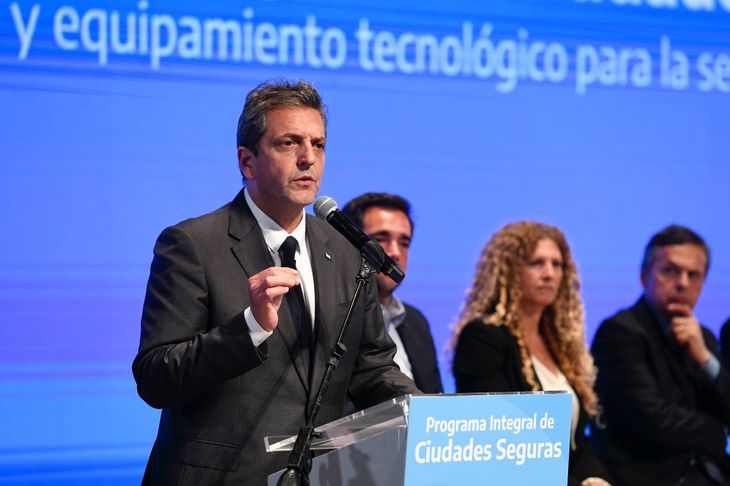 El candidato de UP, Sergio Massa.